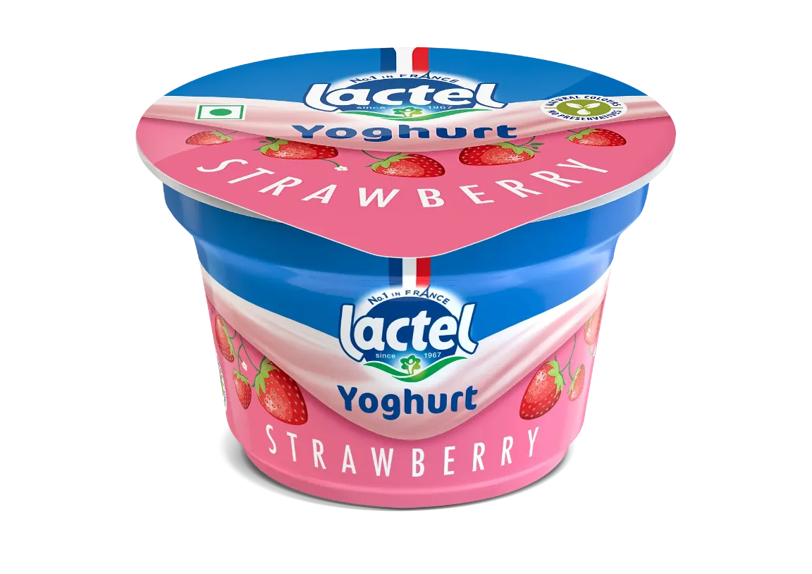 Lactel FLV Yoghurt Strawberry Cup 100gm